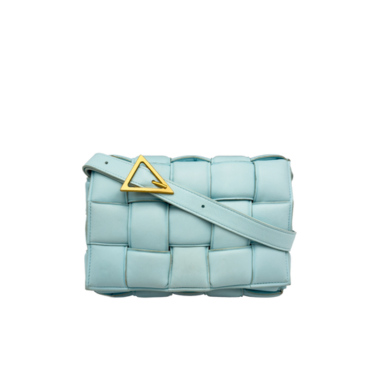 Bottega Veneta Padded Cassette - Light Blue