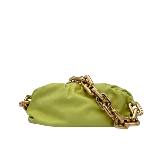 Bottega Veneta Pouch Chain - Lemongrass