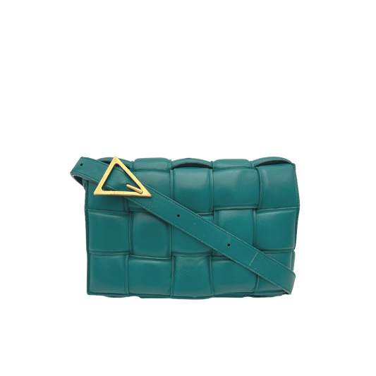 Cassetta imbottita Bottega Veneta - Bluverde