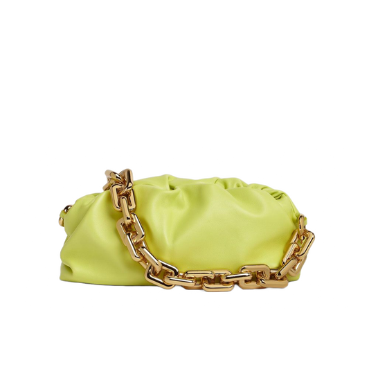 Bottega Veneta Pouch Chain - Lemongrass