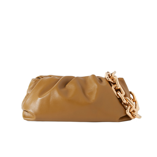 Bottega Veneta Pouch Chain - Khaki