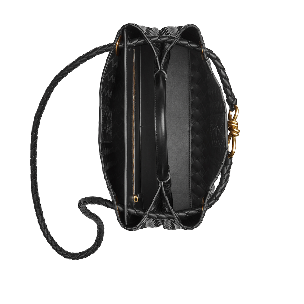 Bottega Veneta Medium Andiamo  - Black