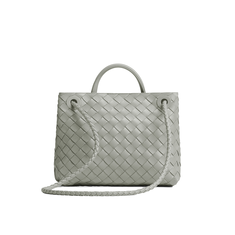 Bottega Veneta Small Andiamo  - Agate Grey