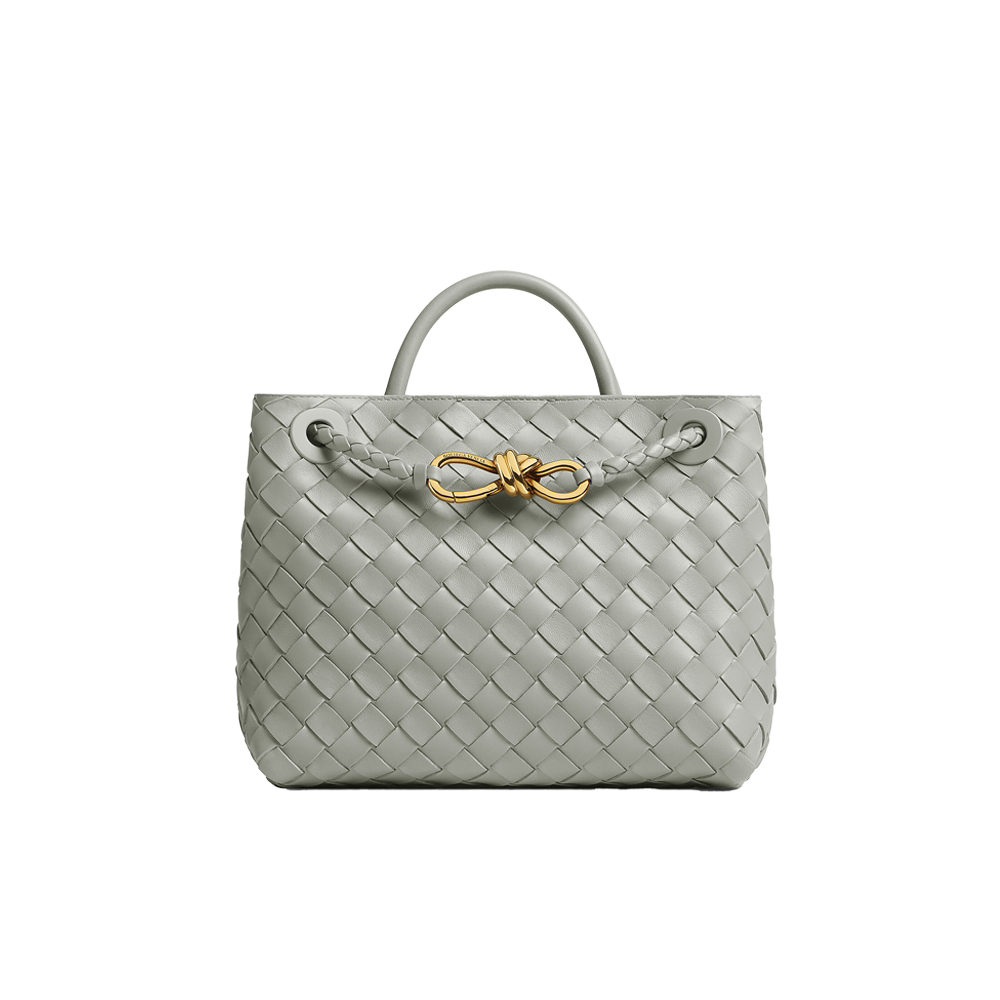 Bottega Veneta Small Andiamo  - Agate Grey