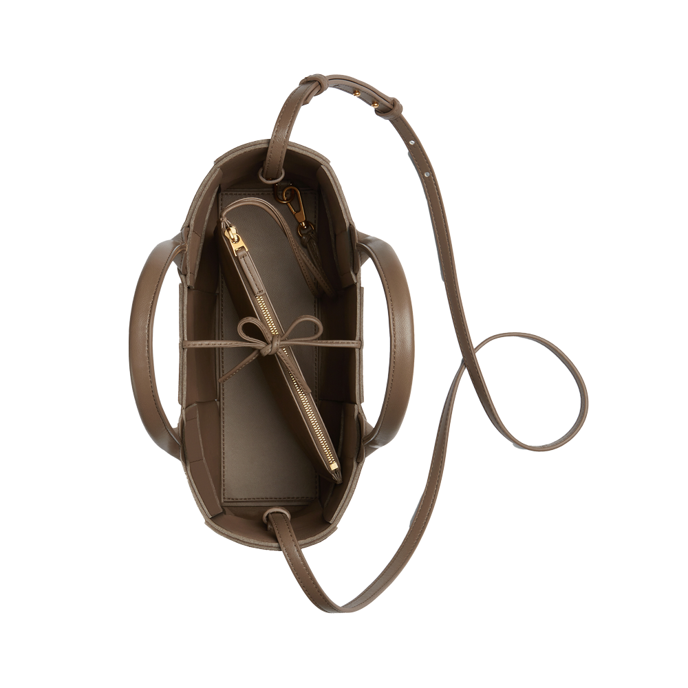 Bottega Veneta Arco Mini - Taupe 