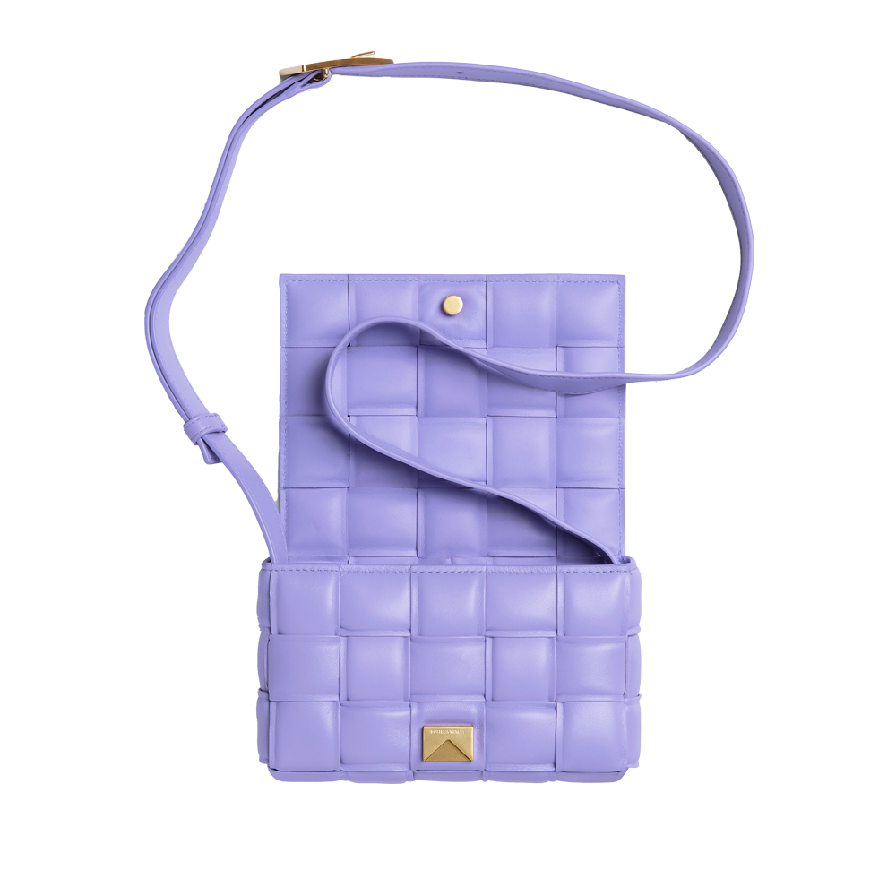 Bottega Veneta Mini Padded Cassette - Amethyst