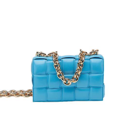 Bottega Veneta Padded Cassette Chain - Swimmingpool