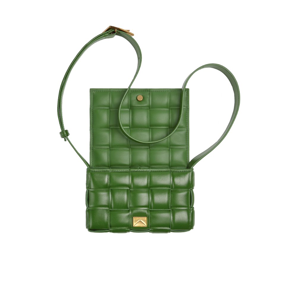 Bottega Veneta Mini Padded Cassette - Avocado