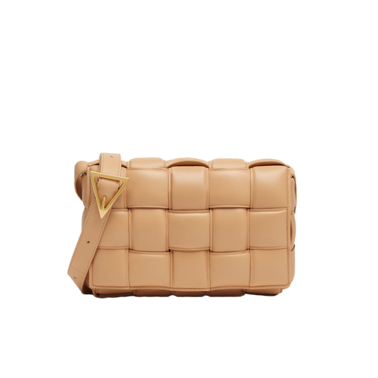 Bottega Veneta Padded Cassette - Almond
