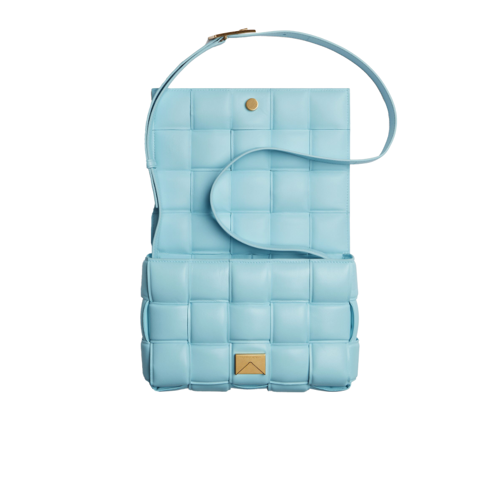 Bottega Veneta Padded Cassette - Light Blue