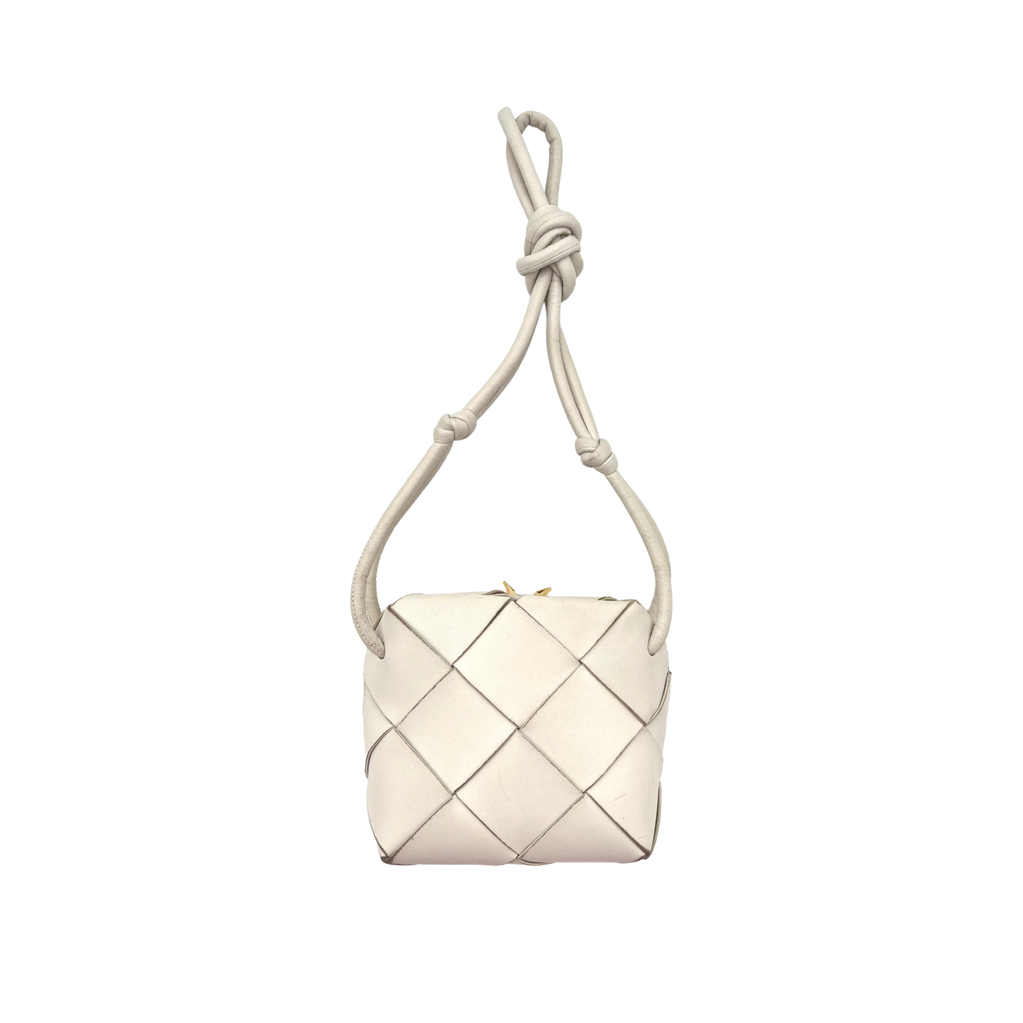 Bottega Veneta Mini Cassette - Off White 