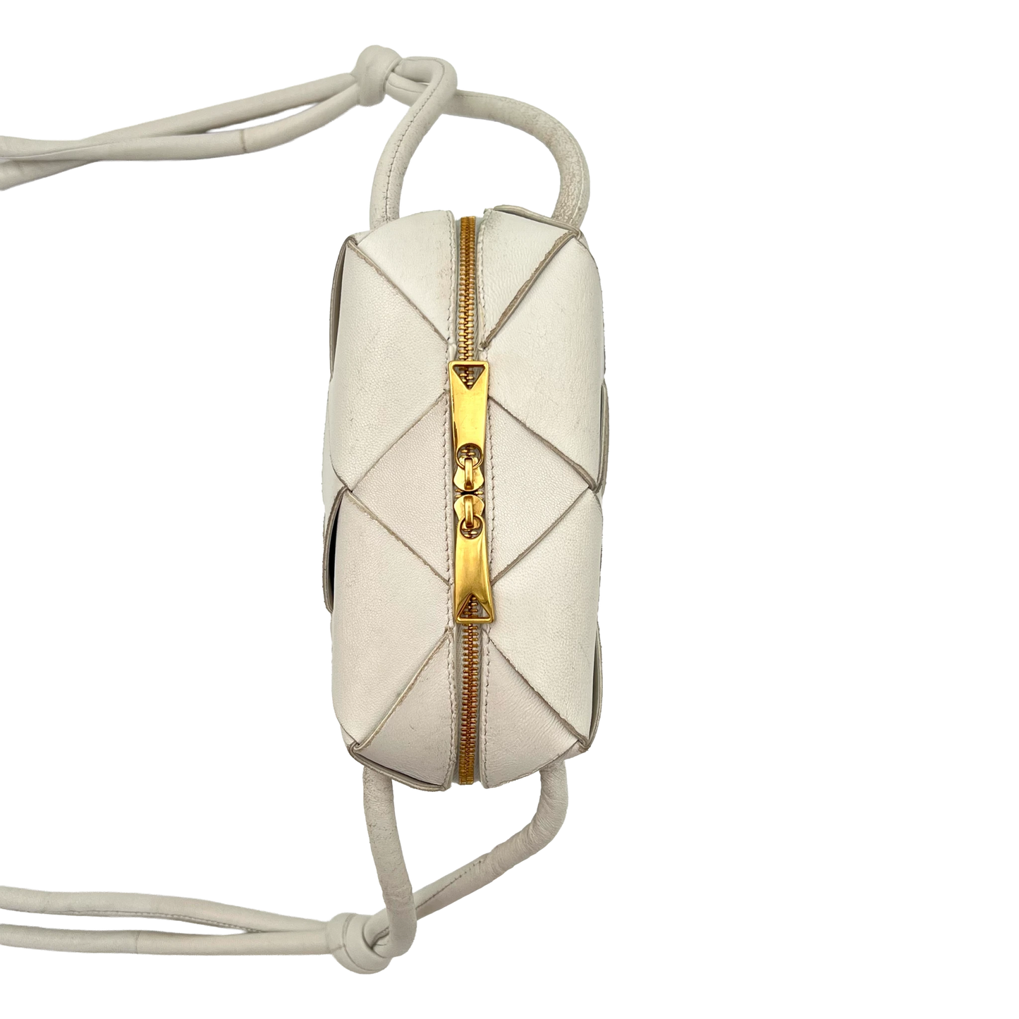 Bottega Veneta Mini Cassette - Off White 