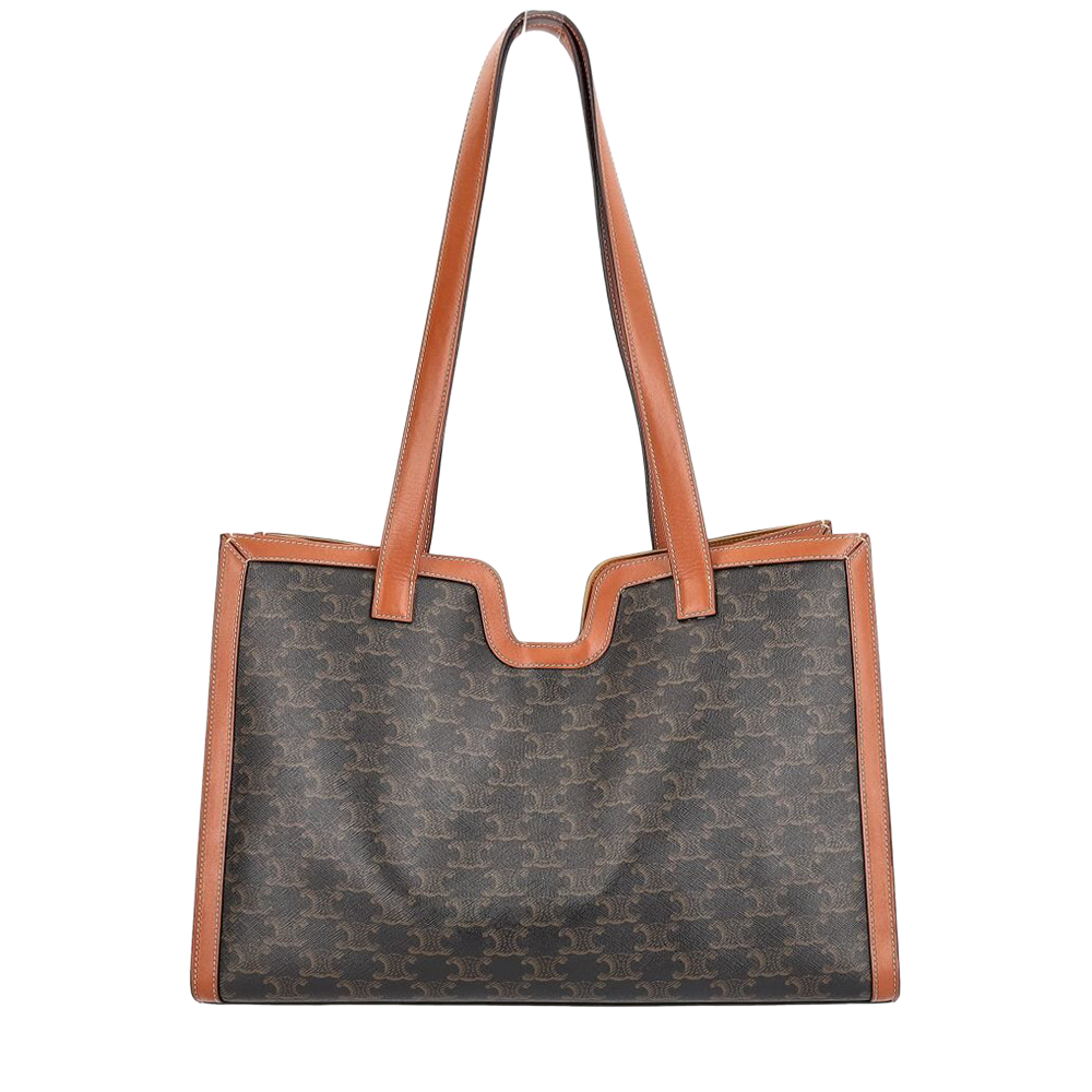 Celine Cabat Thais Large - Monograma/rayas beige