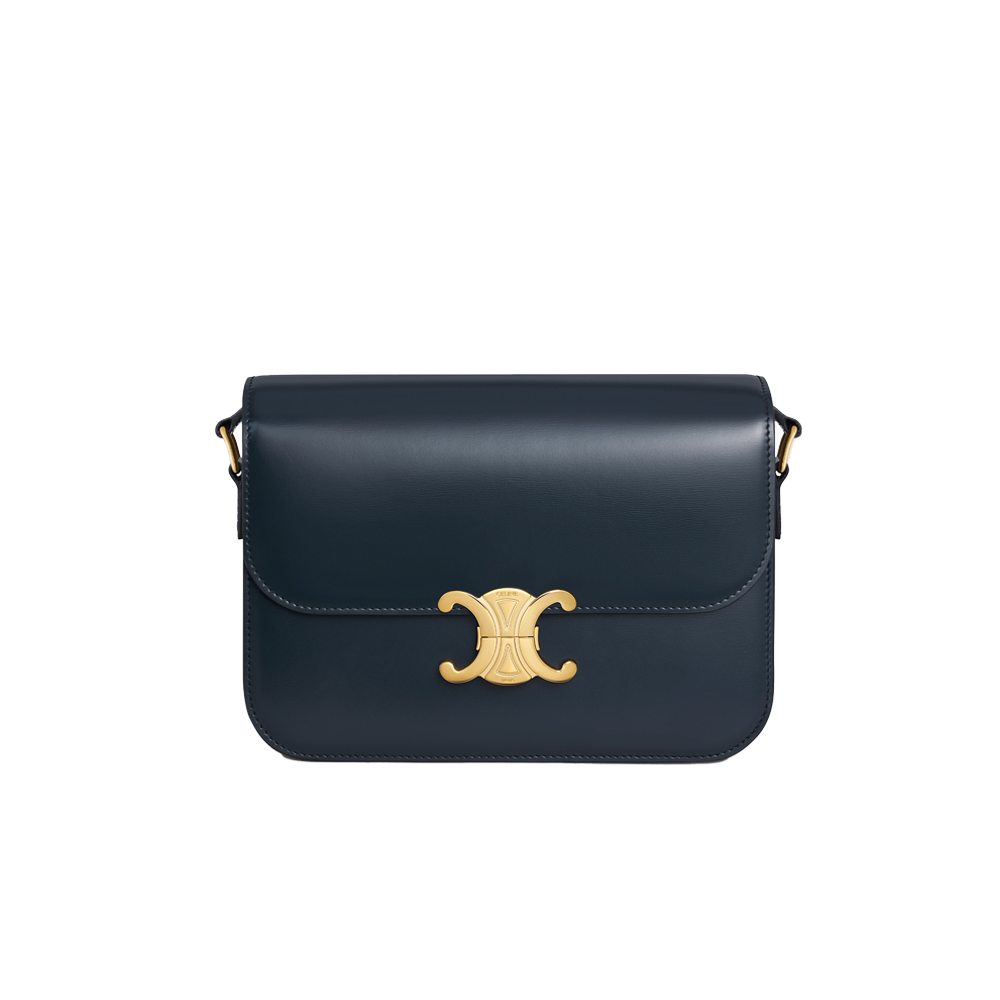 Celine Medium Triomphe  - Navy