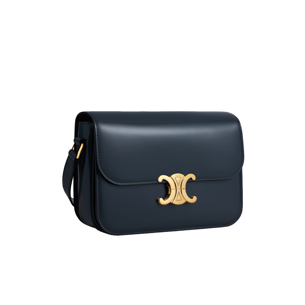 Celine Medium Triomphe  - Navy