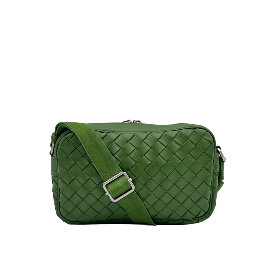 Bolso clásico para cámara Bottega Veneta pequeño - Verde