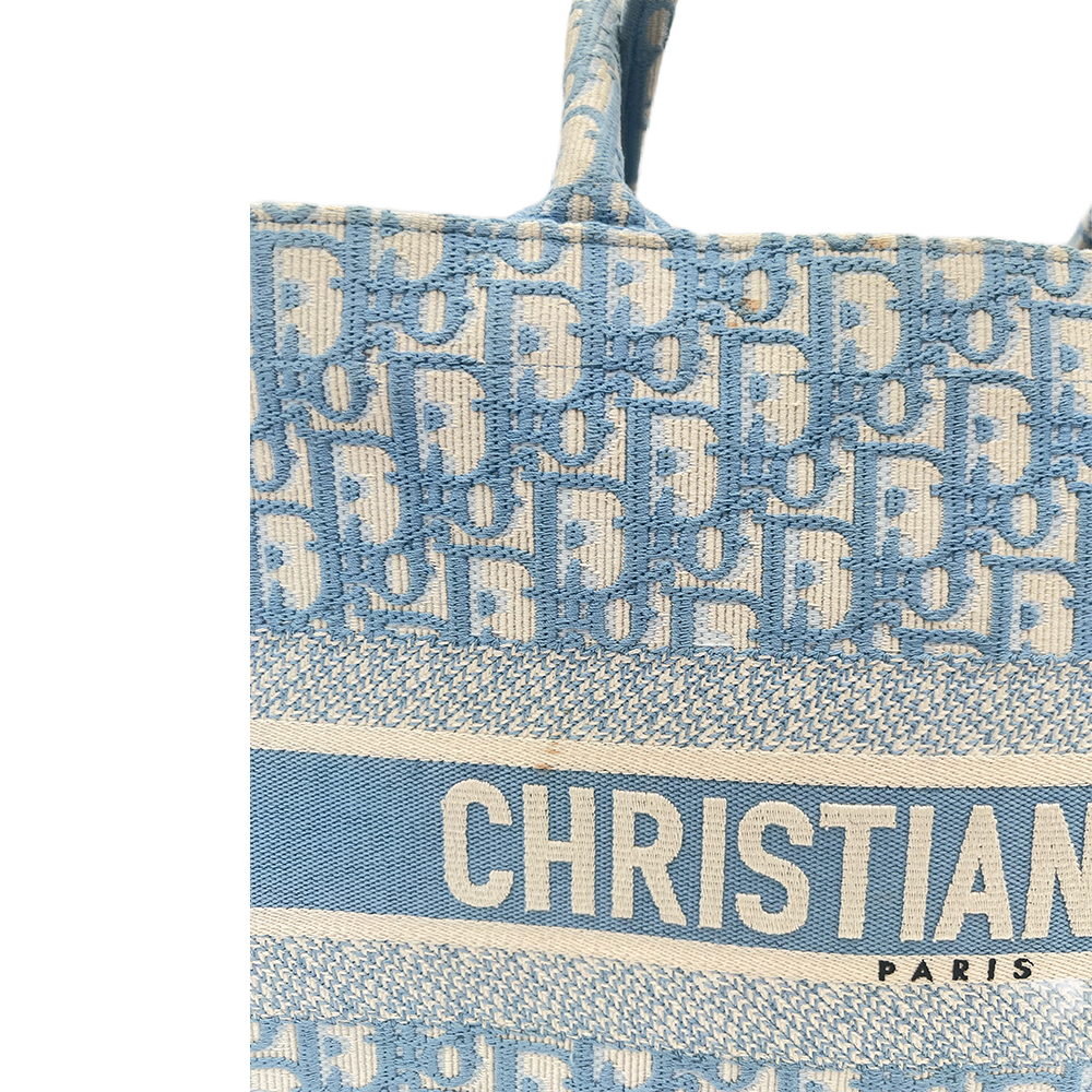 Dior Tote Book - Cornflower Oblique