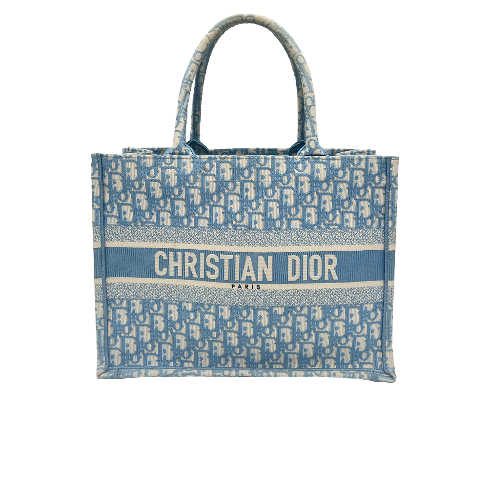 Dior Tote Book - Cornflower Oblique