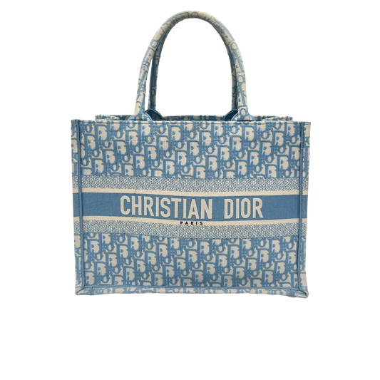 Dior Tote Book - Cornflower Oblique 