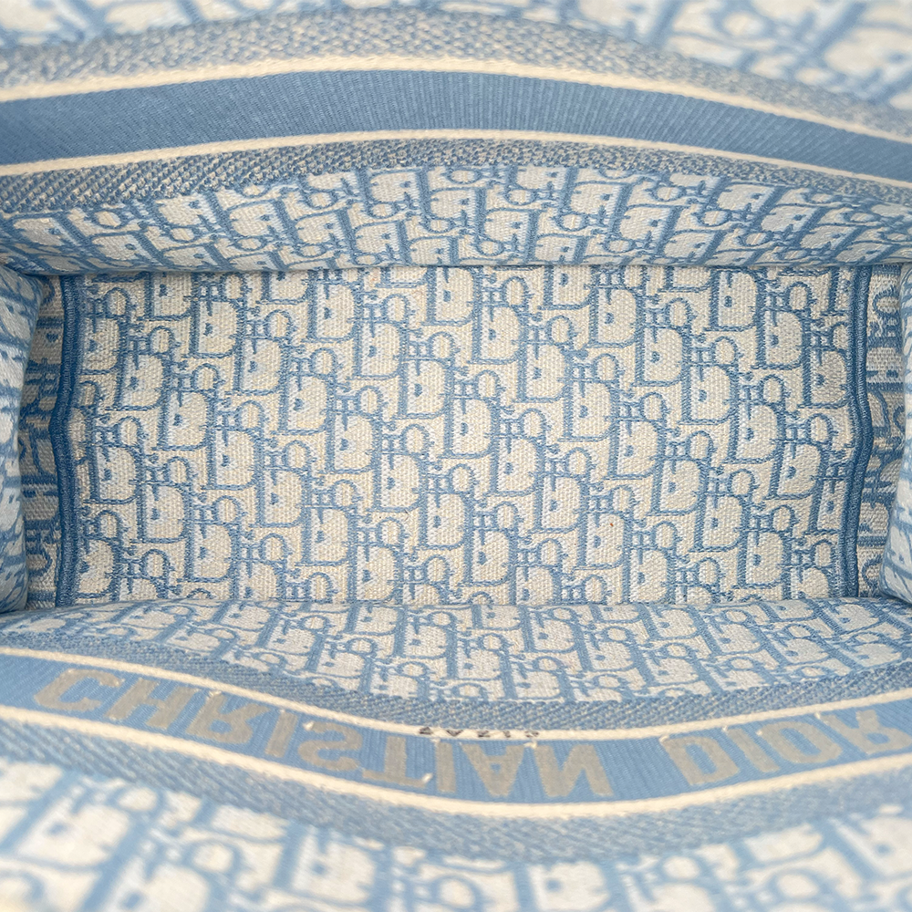 Dior Tote Book - Cornflower Oblique