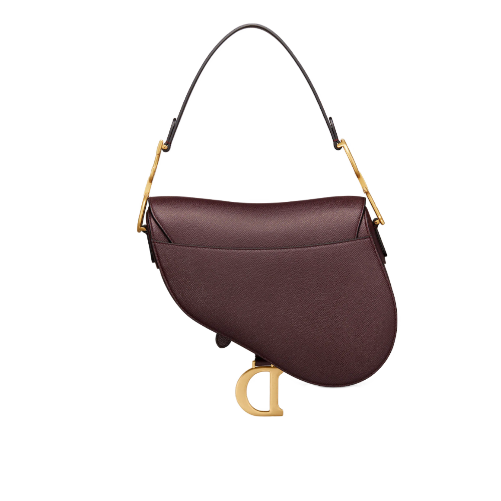 Bolso de mano Dior Saddlebag - Burdeos