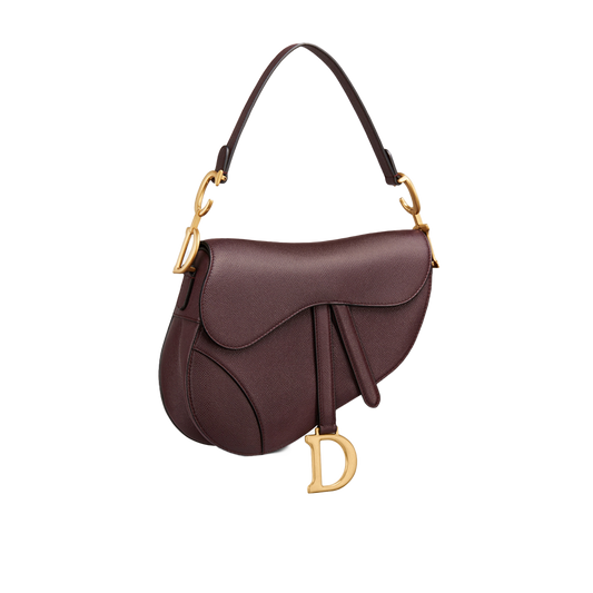 Bolso de mano Dior Saddlebag - Burdeos