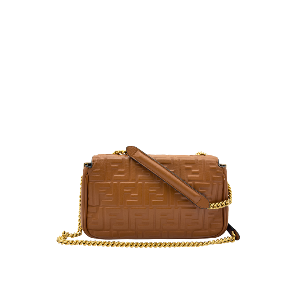 Fendi Baguette Chain Medium - Caramel