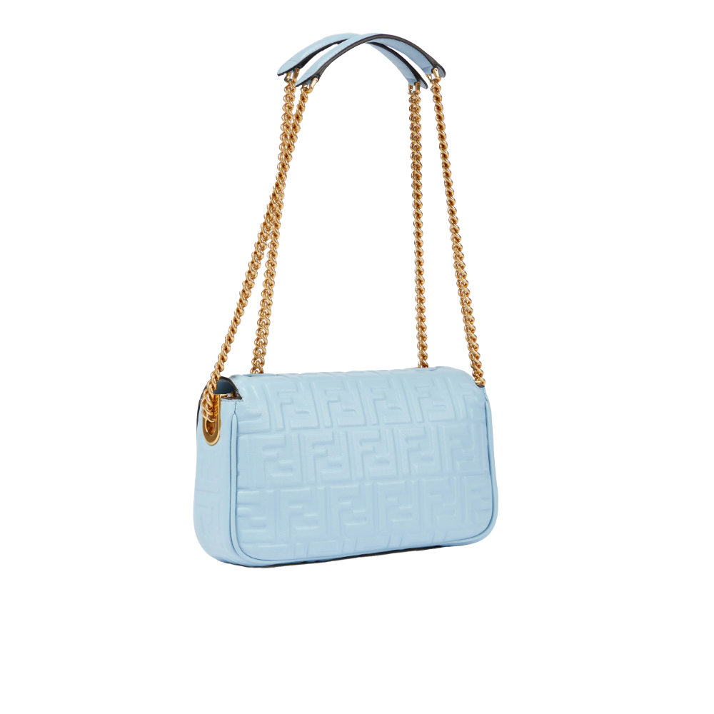 Cadena Baguette Fendi Mediana - Azul Claro