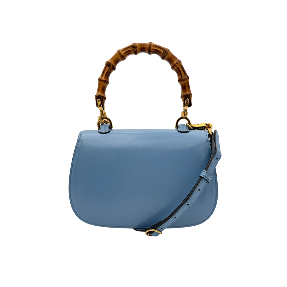 Gucci Mini Bamboo - Blu Naturale