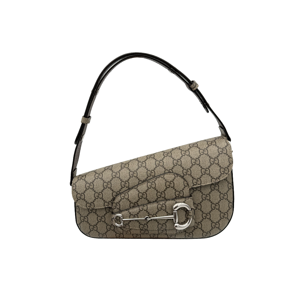 Gucci Horsebit Asimmetrico - Stampa GG