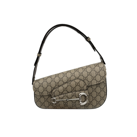 Gucci Horsebit Asimmetrico - Stampa GG