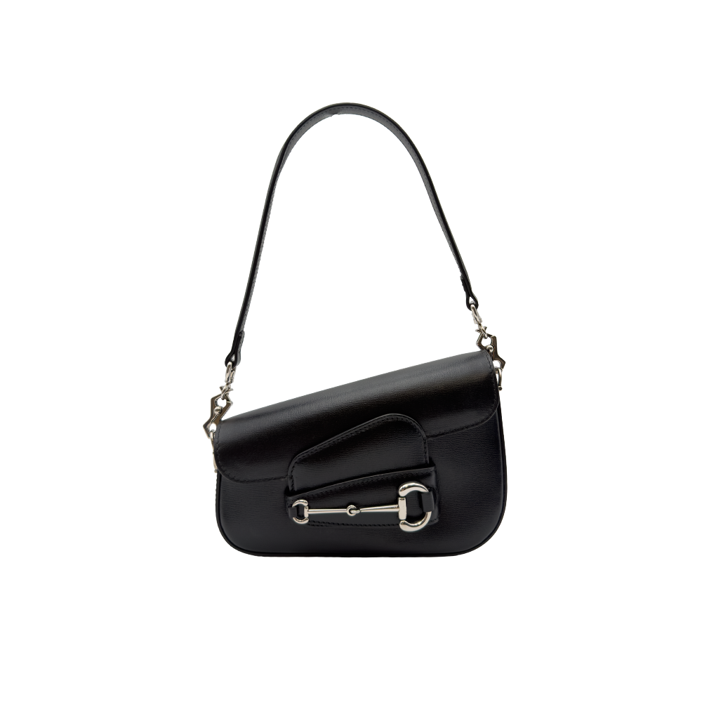 Sac asymétrique Gucci Horsebit - Imprimé GG