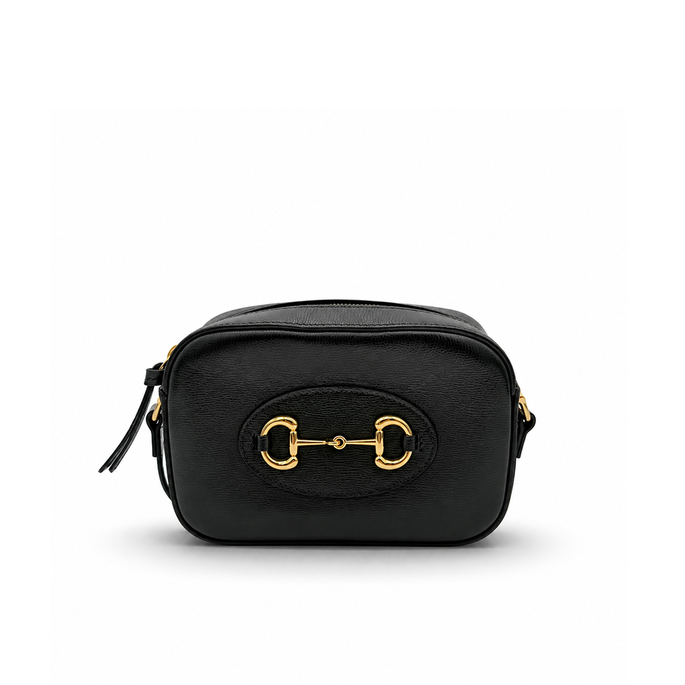 Sac appareil photo Gucci Horsebit 1955 - Noir