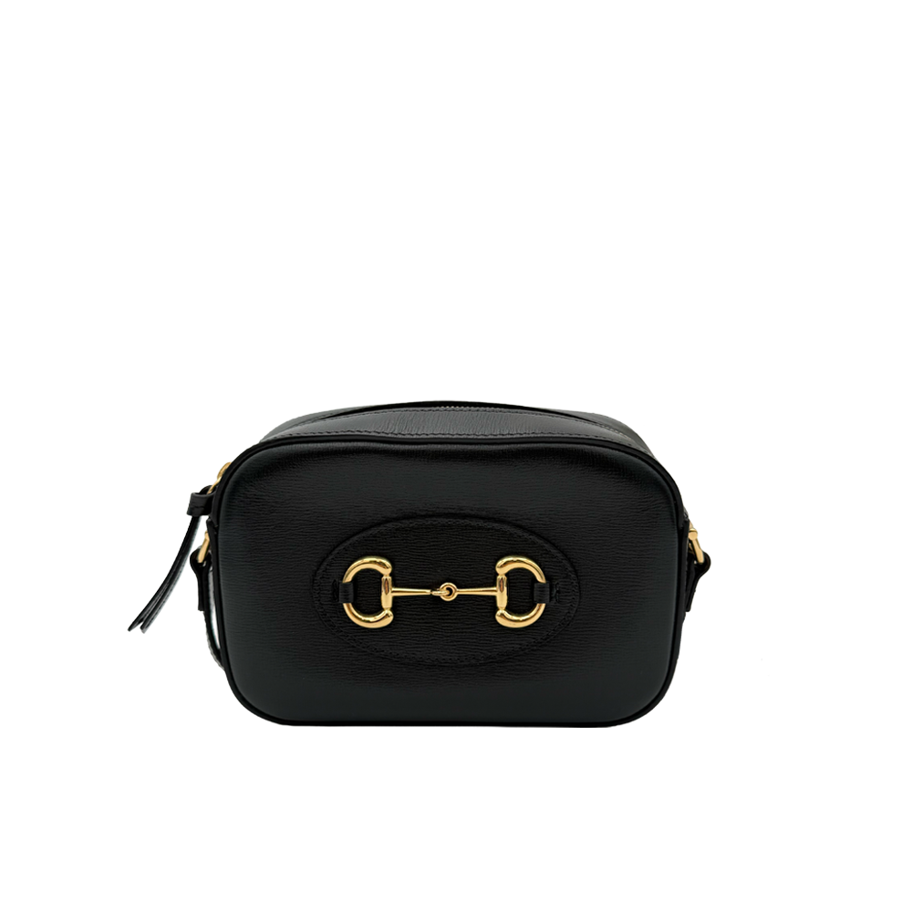 Borsa per fotocamera Gucci Horsebit 1955 - Nera