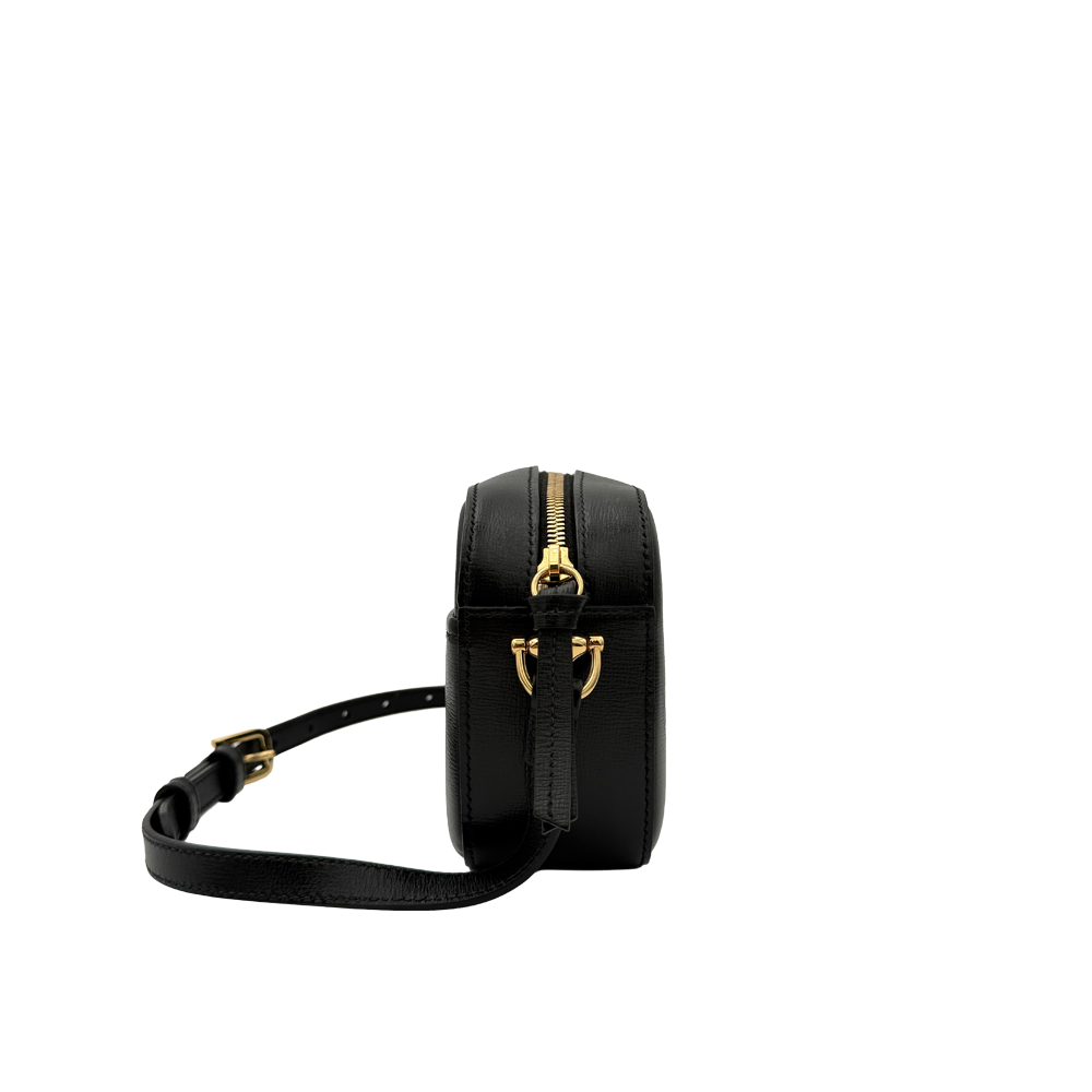 Borsa per fotocamera Gucci Horsebit 1955 - Nera