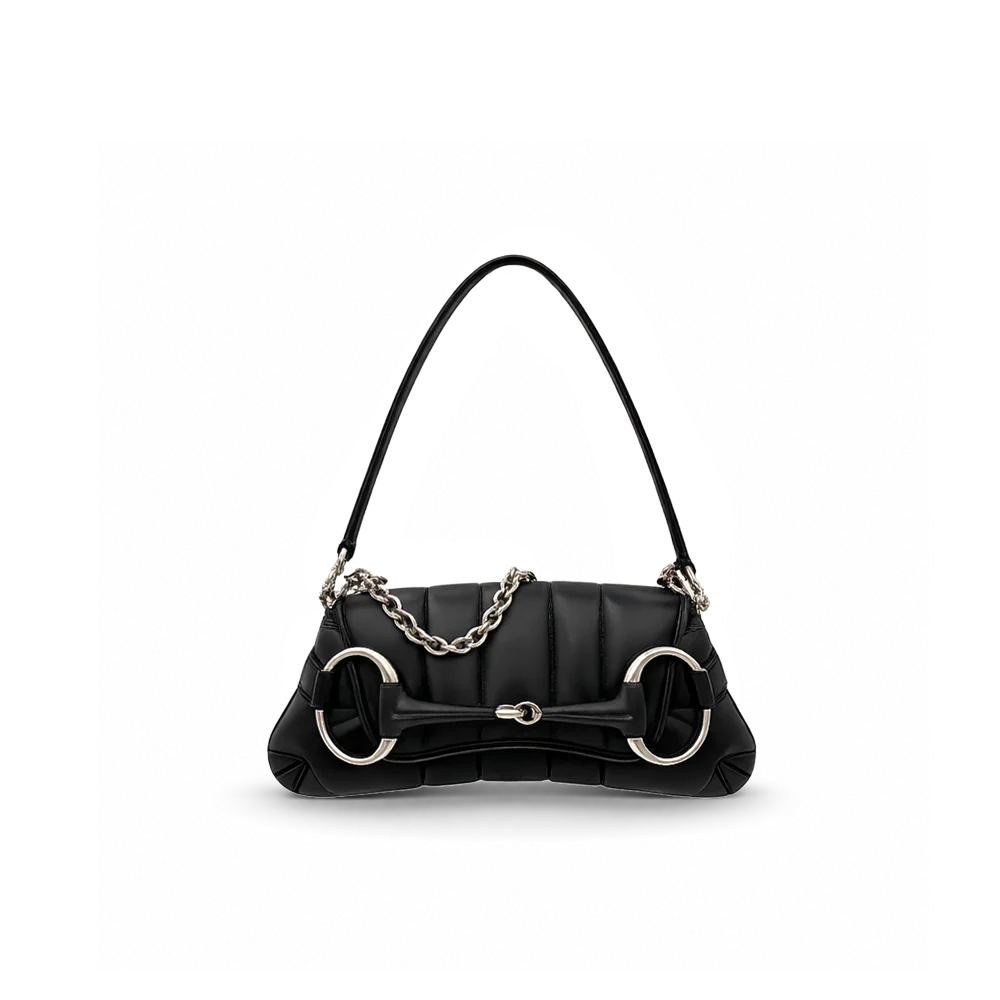 Gucci Small Horsebit Chain - Nero