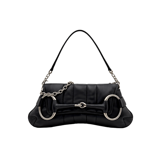 Gucci Catena a morsetto media - Nero