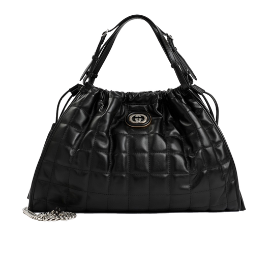 Gucci Medium Deco Tote - Black 