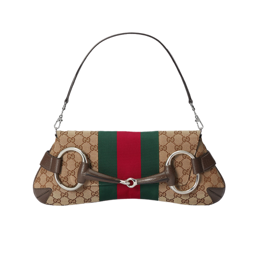 Gucci Horsebit Chain Medium - GG Monogram Canvas
