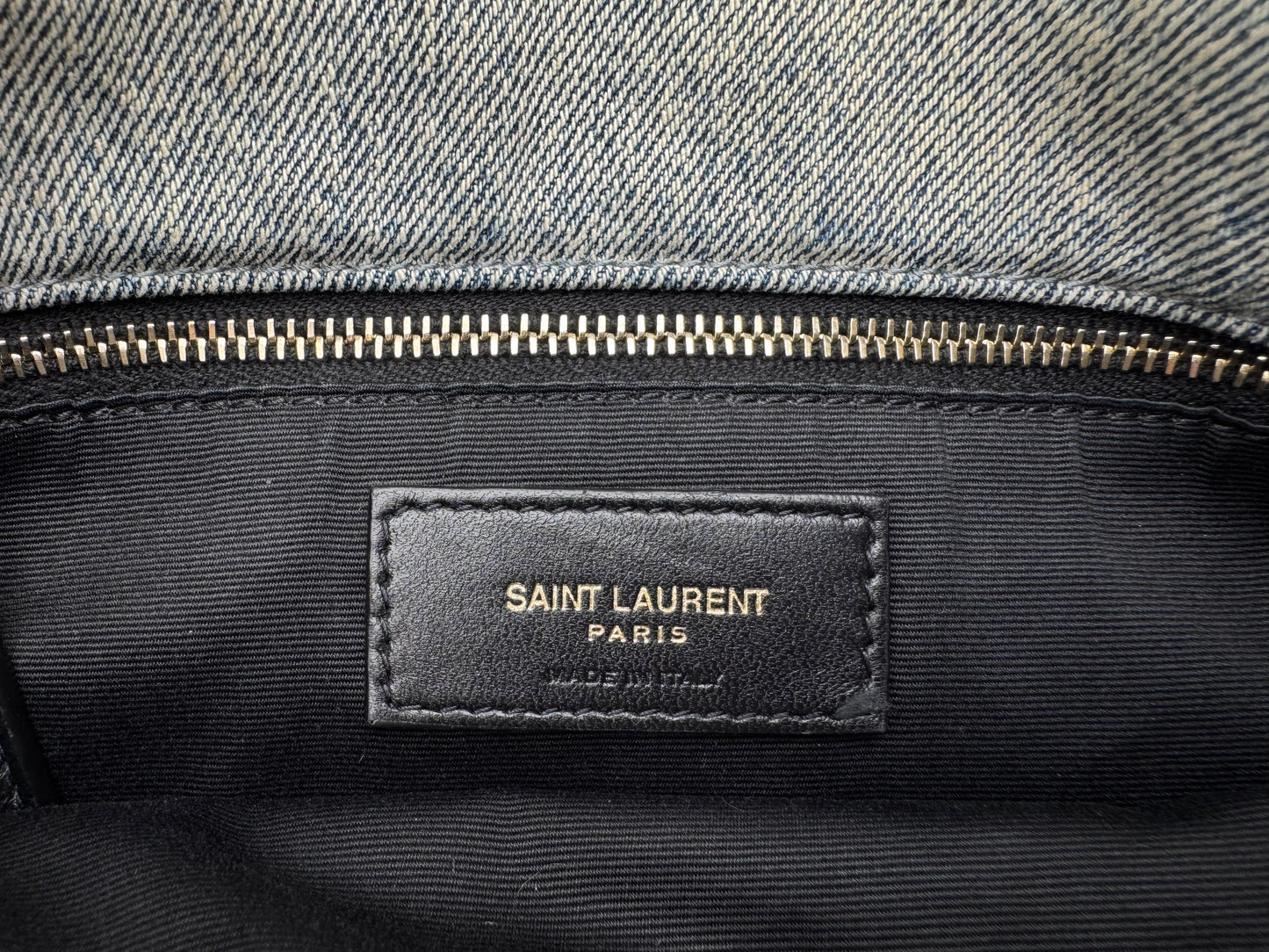 Saint Laurent Puffer - Gray Denim
