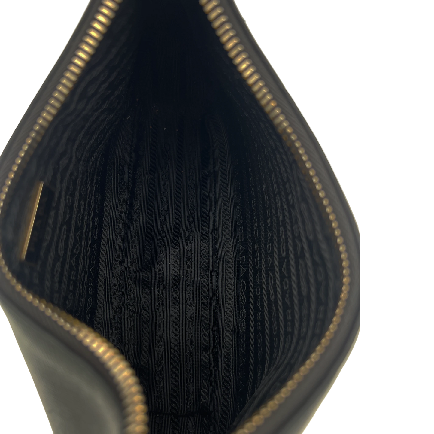 Catena in pelle Prada - Nero