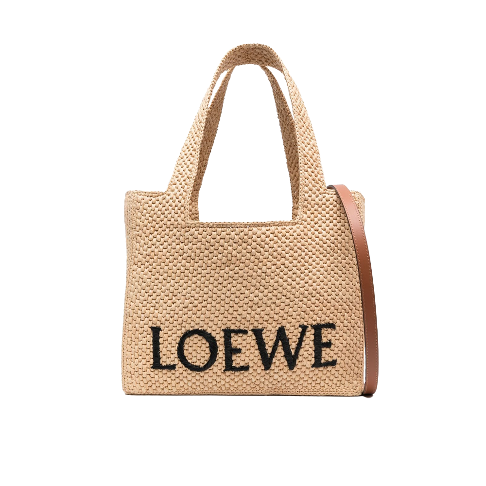 Loewe kleiner Shopper - Raffia