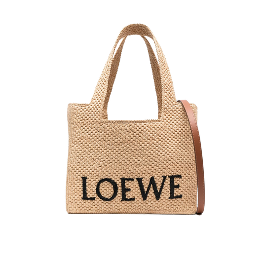 Loewe kleiner Shopper - Raffia