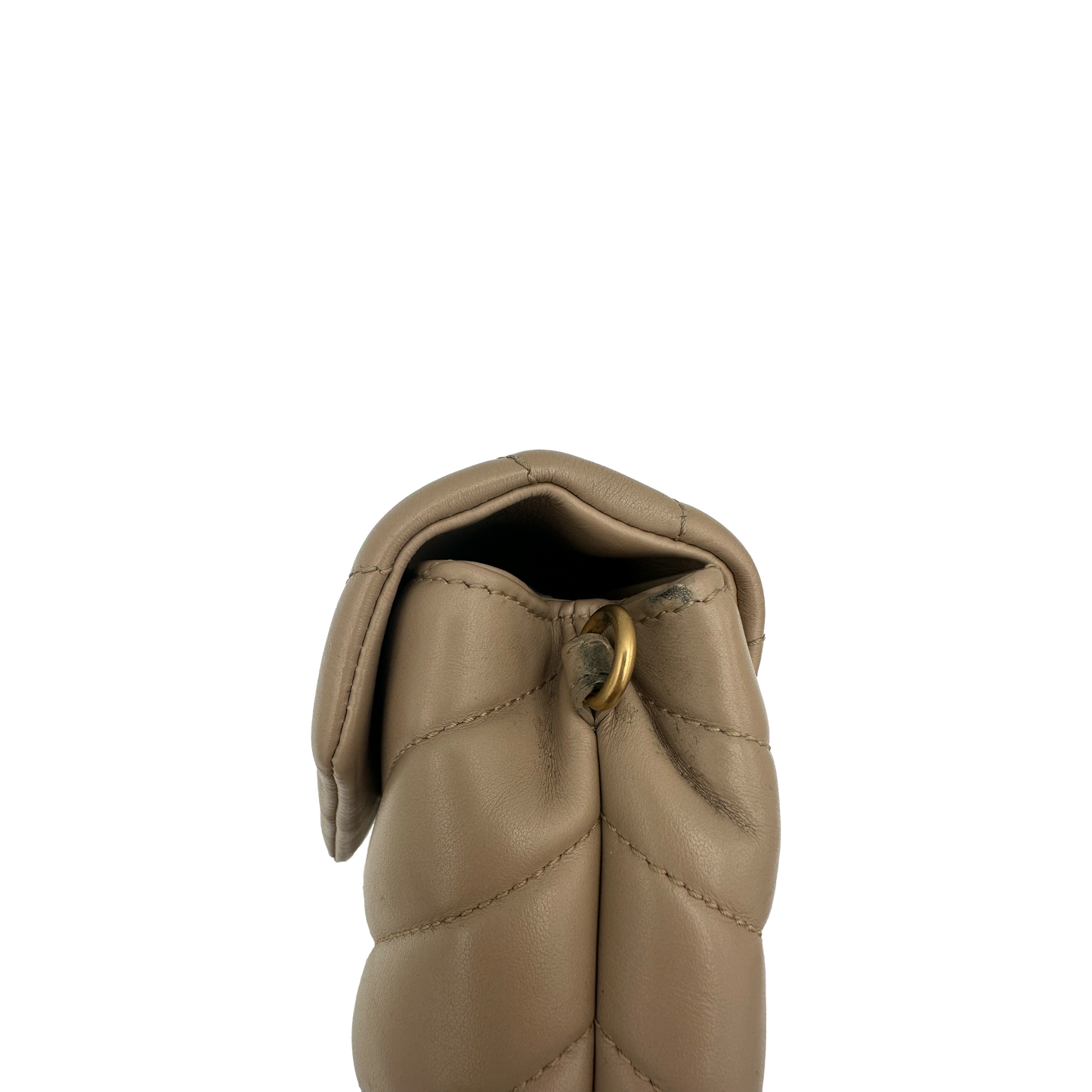 Saint Laurent Mini Lou Lou - Beige