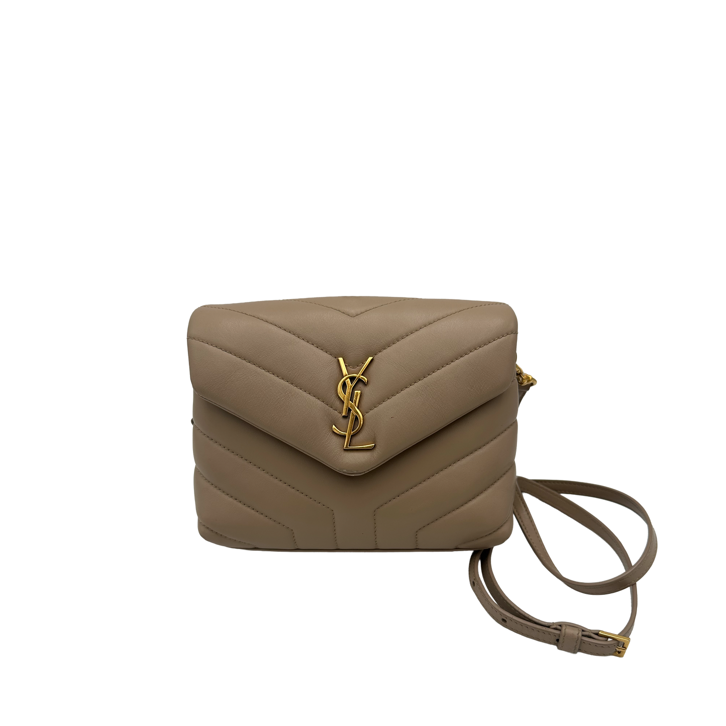 Saint Laurent Mini Lou Lou - Beige