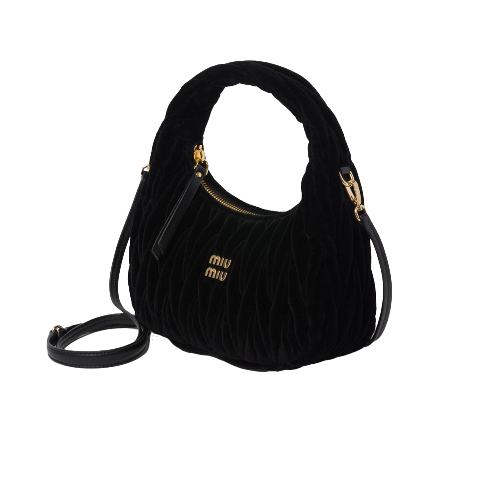 Miu Miu Wander petit modèle - Satin noir