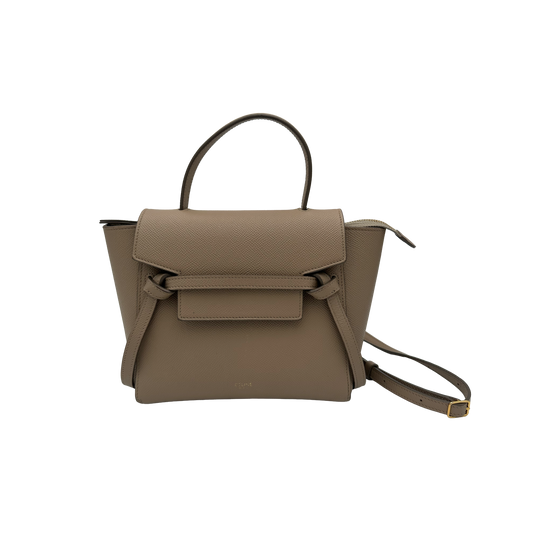 Celine Nano Belt Bag - Taupe
