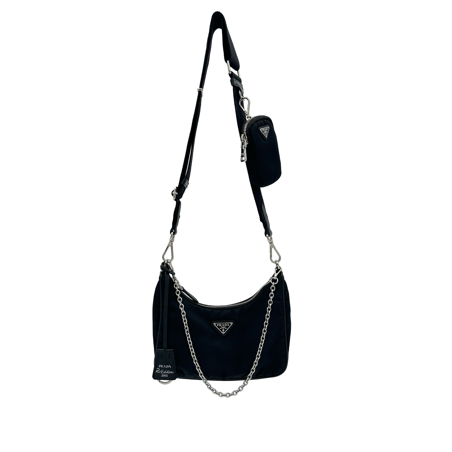 Chaîne en nylon Prada - Noire
