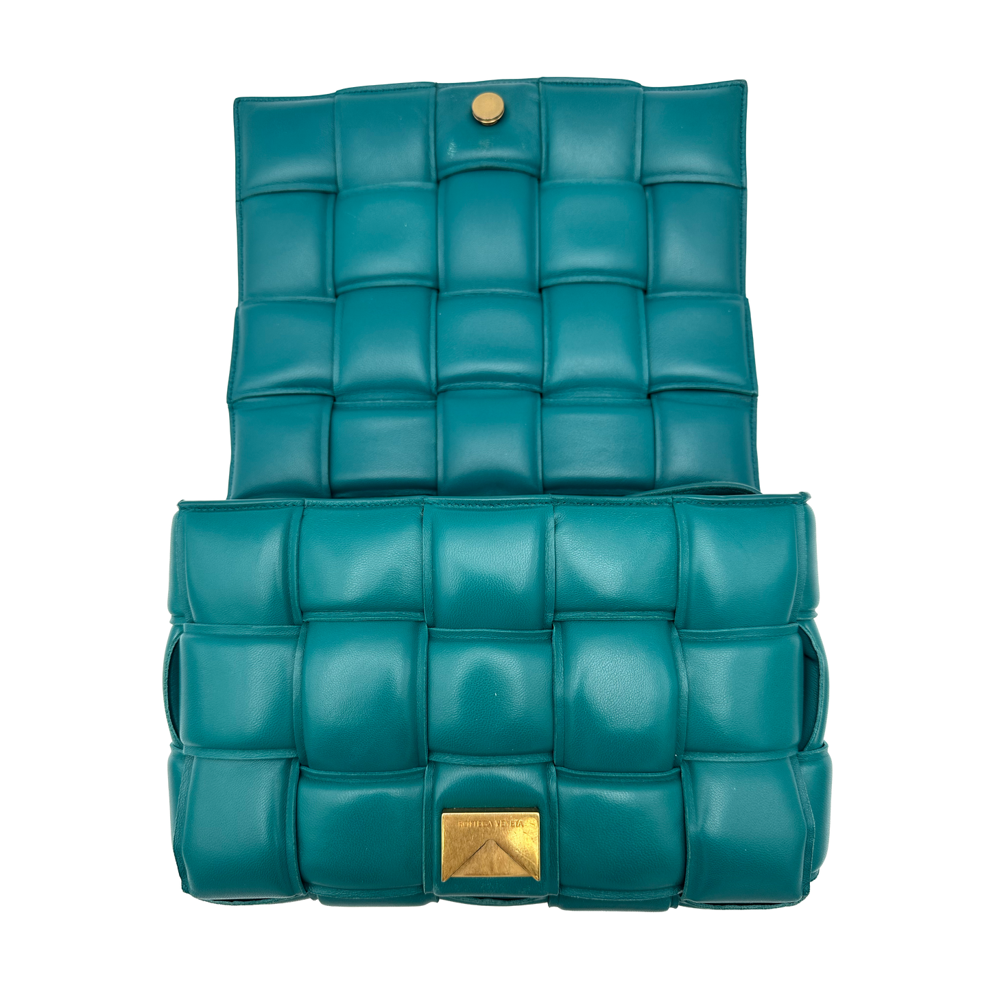 Bottega Veneta Padded Cassette - Bluegreen 