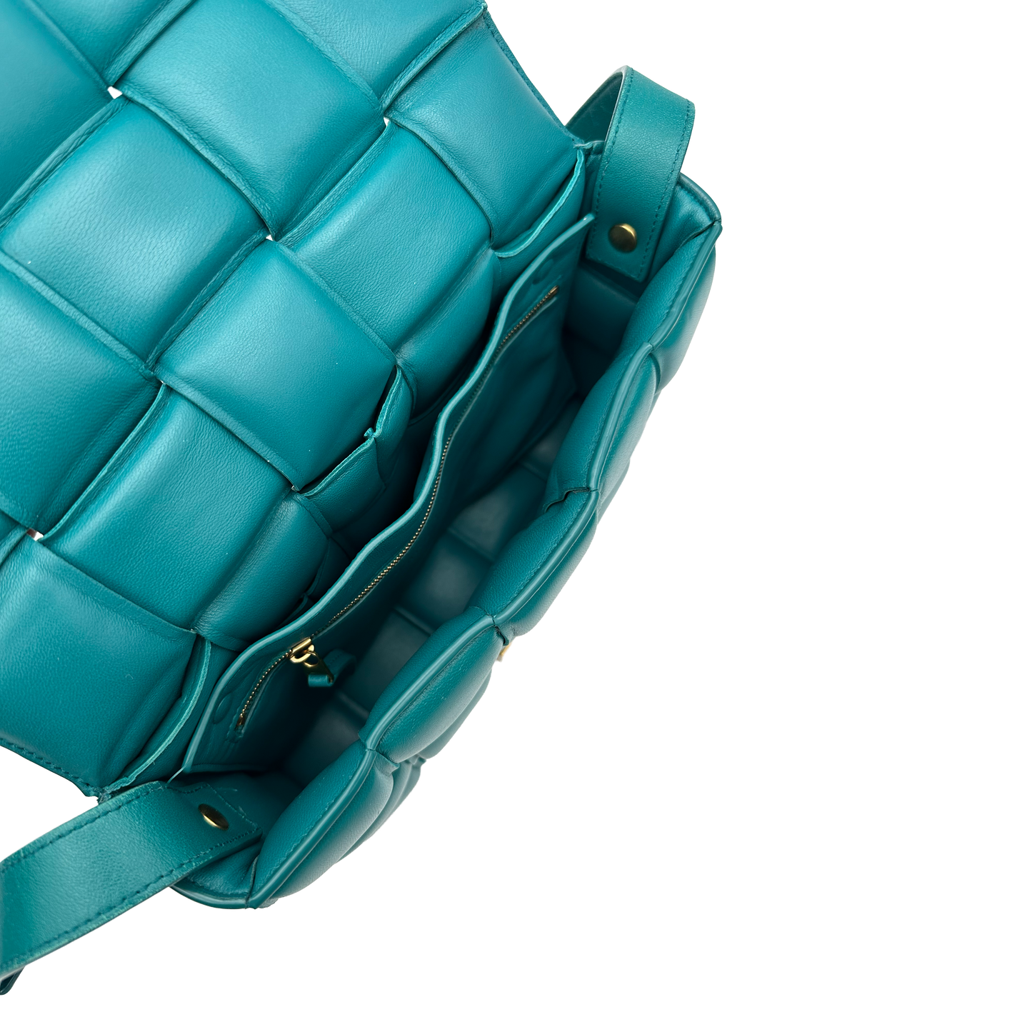 Bottega Veneta Padded Cassette - Bluegreen 